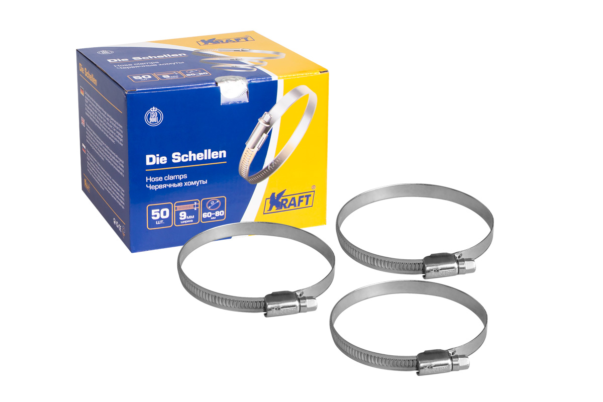 Хомут 60*80 мм OBERKRAFT KT880210