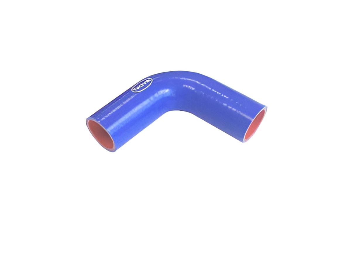 Патрубок 50*50*250/250 угловой 4 слоя силикон 90ID50x250x250