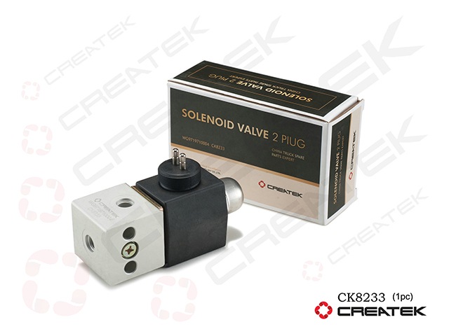 Клапан электромагнитный межколесной блокировки 2 контакта HOWO CK8233