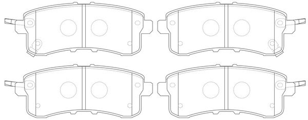 Колодки дискового тормоза задние Nissan Patrol/Infiniti QX56 5.6 10> FP1510
