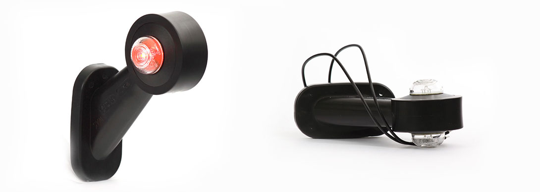 Фонарь габаритный рожок правый LED DAF/Scania/MAN/Schmitz 140P