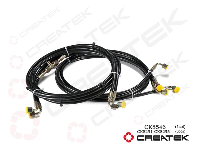 Шланг подъема кабины к-т 5 шт. HOWO CK8546