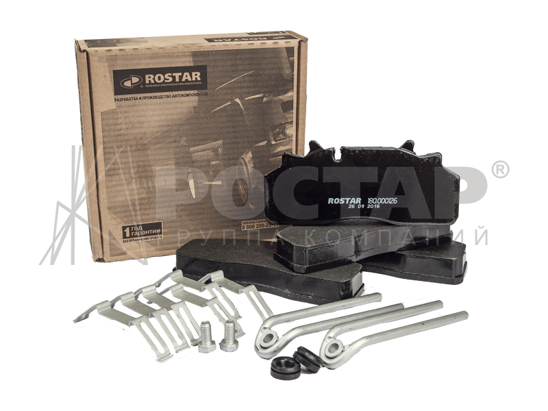 Колодки дискового тормоза SAF SKRB/DAF 180.000126