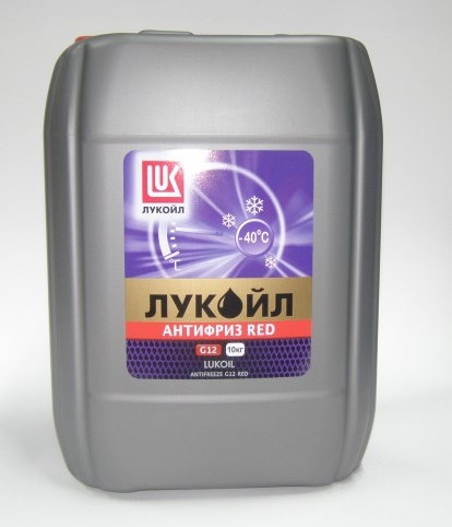 Антифриз красный Лукойл G12 (10кг) 227390