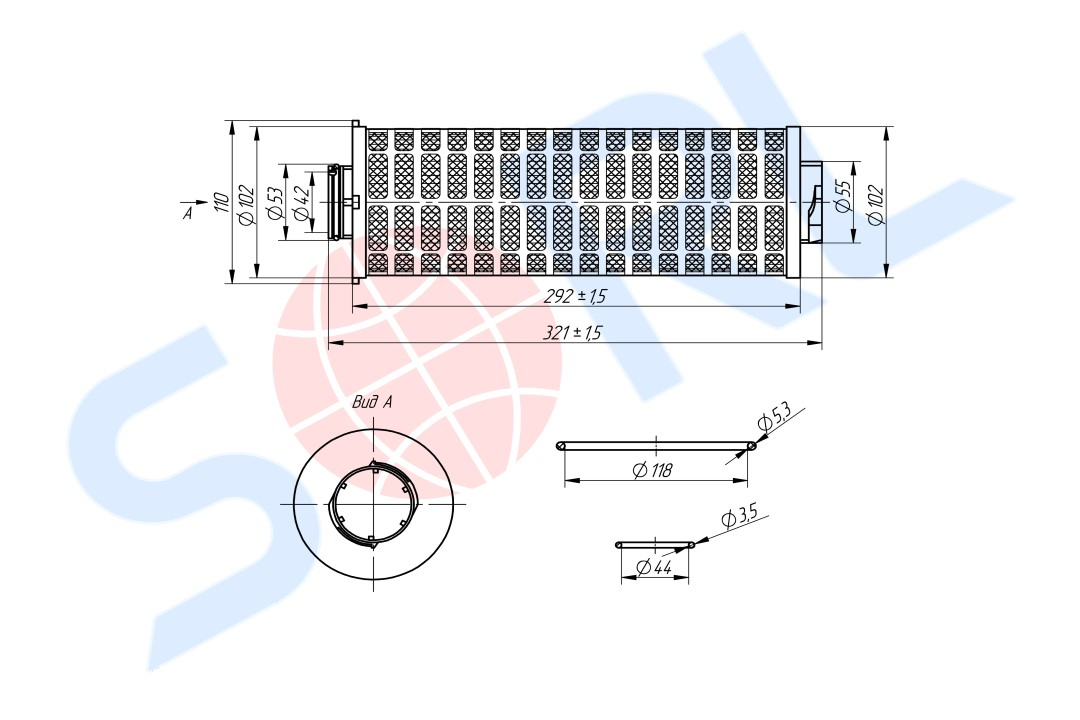 Фильтр масляный картридж Iveco Stralis AD/AD/Trakker RL6140AB90
