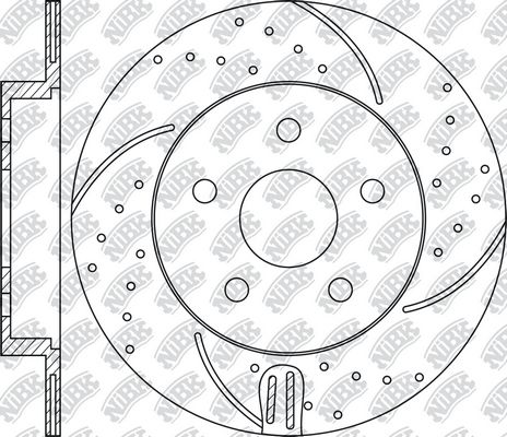 Диск тормозной задний Mazda CX-5 2.0/2.2TD 11> RN1517DSET