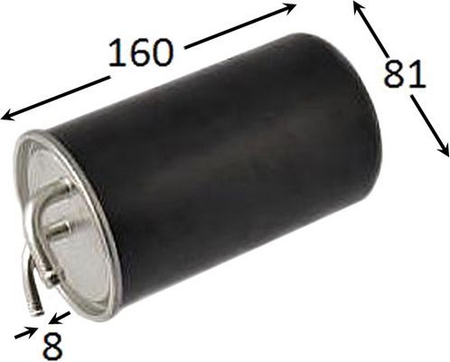 Фильтр топливный Mitsubishi Grandis/Lancer X/Outlander 2.0DI-D 05> FS0060