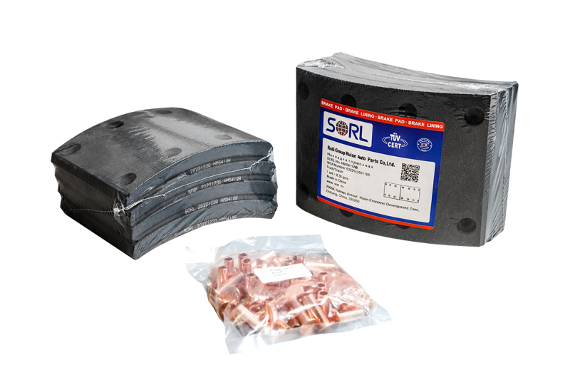 Накладка тормозная к-т 8шт.с заклепками КамАЗ-5511/53205/65115 HM5419AB