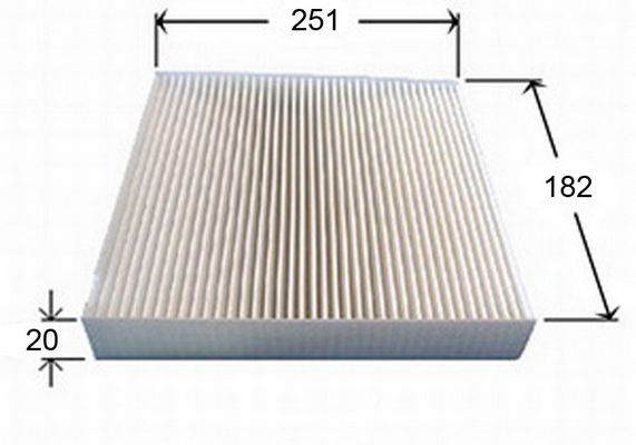 Фильтр салона Renault Koleos 2.0 08> AC0156