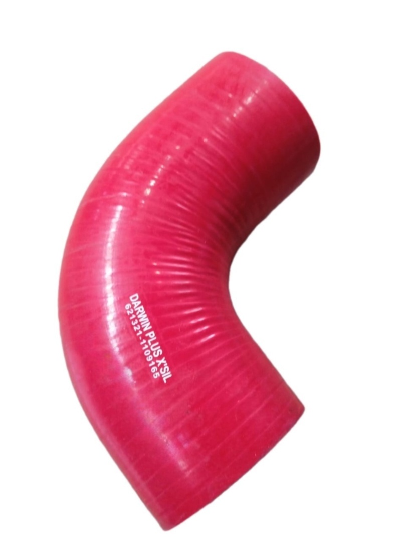 Патрубок системы охлаждения угловой d=78*78 L=150 силикон ЛИАЗ-6213 621321-1109165