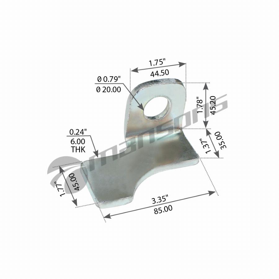 Кронштейн сайлентблока задней рессоры внутренний правый Freightliner 360.009
