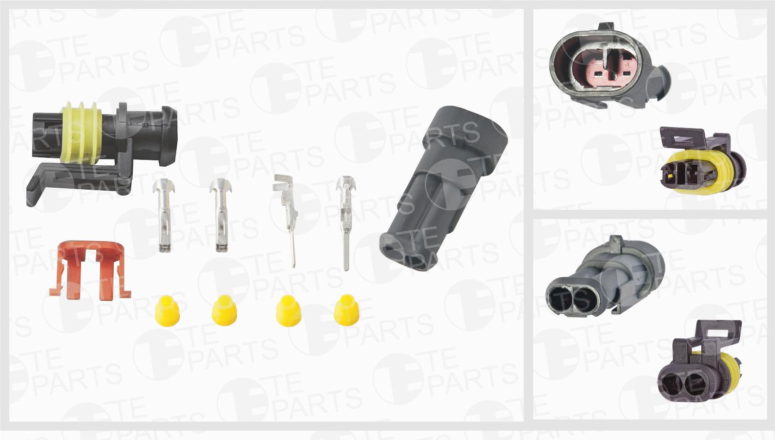 Разъемы электрические 2-pin универсальные к-т 7110163
