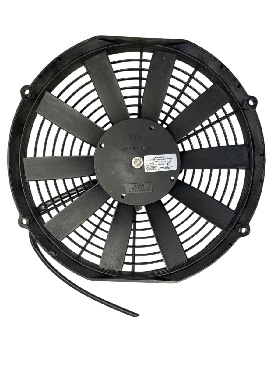 Вентилятор кондиционера D=280/308 с крыльчаткой 10 лопастей 24V Neoplan 74316003