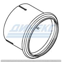 Фланец глушителя D=114 Scania 78256