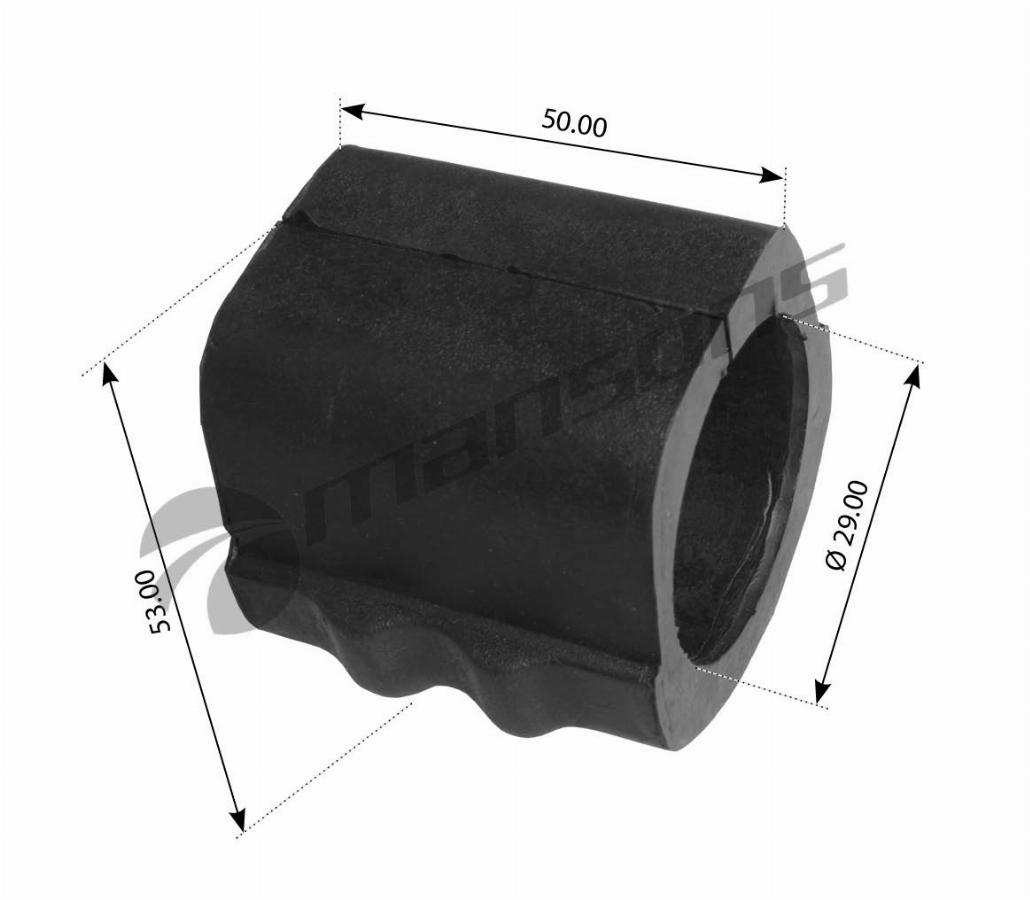 Втулка стабилизатора 30*50/56*53 переднего MB 609-711 700.114