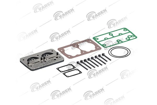 Р/к компрессора (плита, прокладки,болты, кольца резиновые) Volvo FH12/16 1300090 1300090750